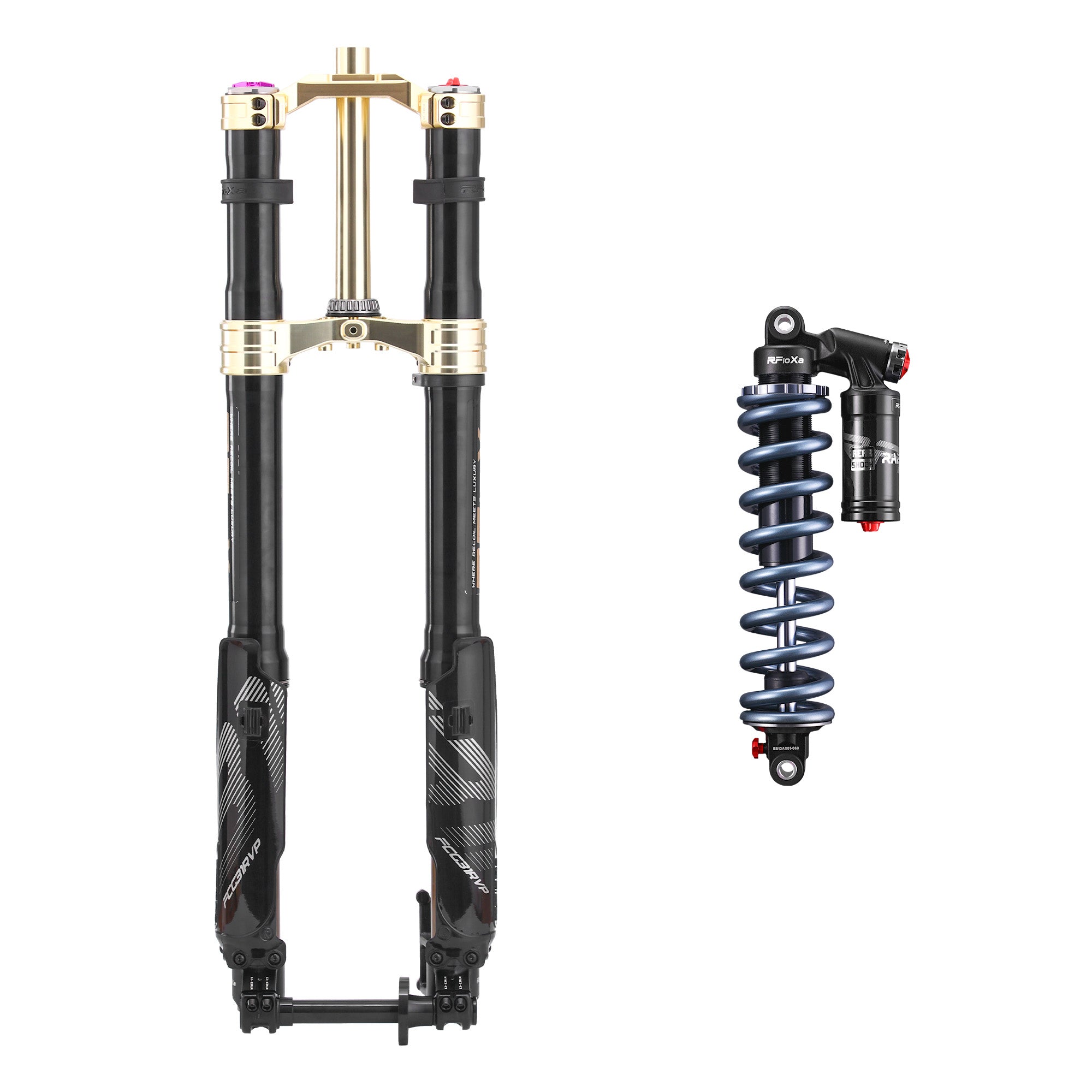 RFloXa Suspension Bundle – Hawk31 MAX 228mm + RAB50RC Rear Shock