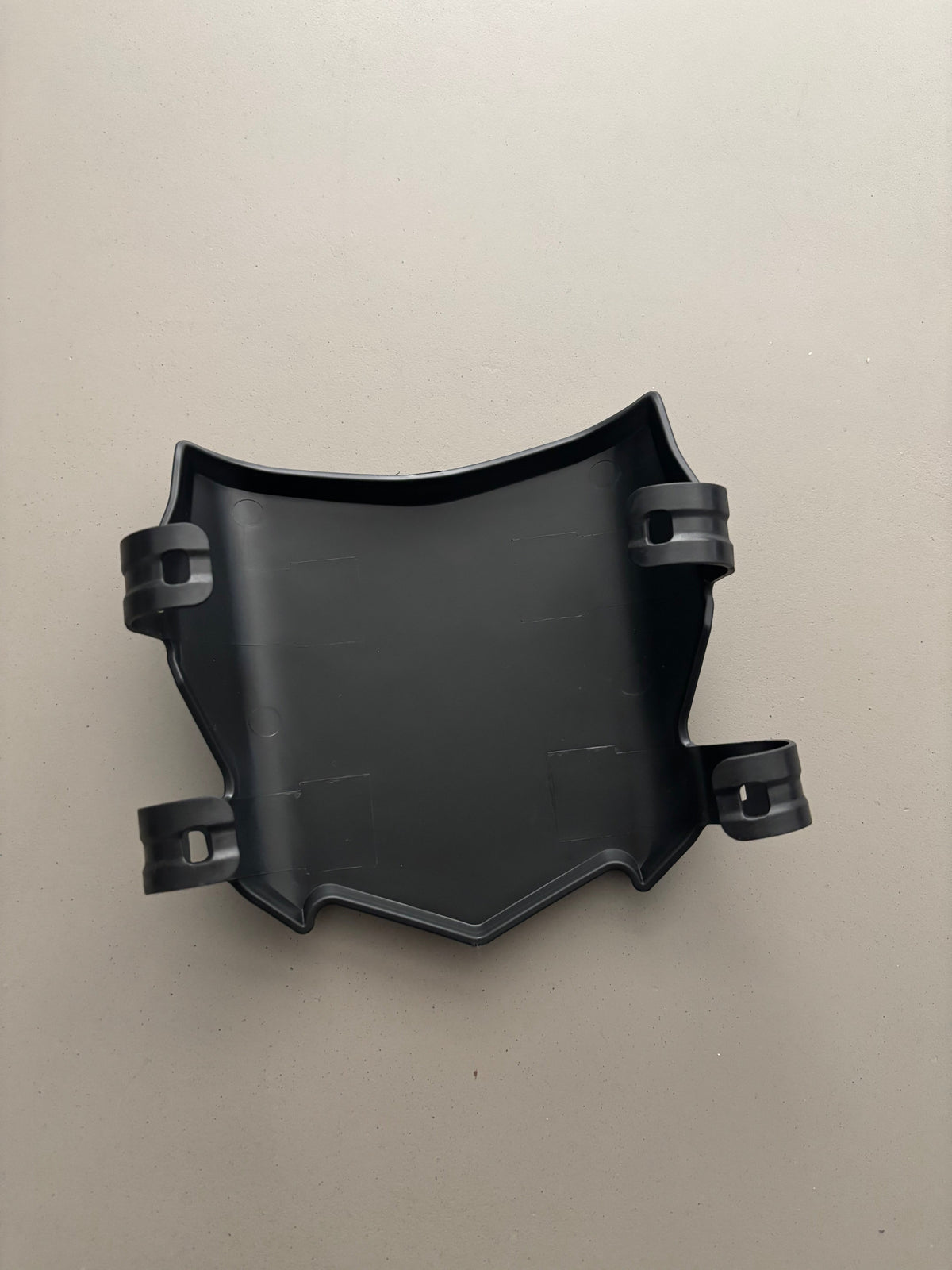 Gloss black moto cutz plate