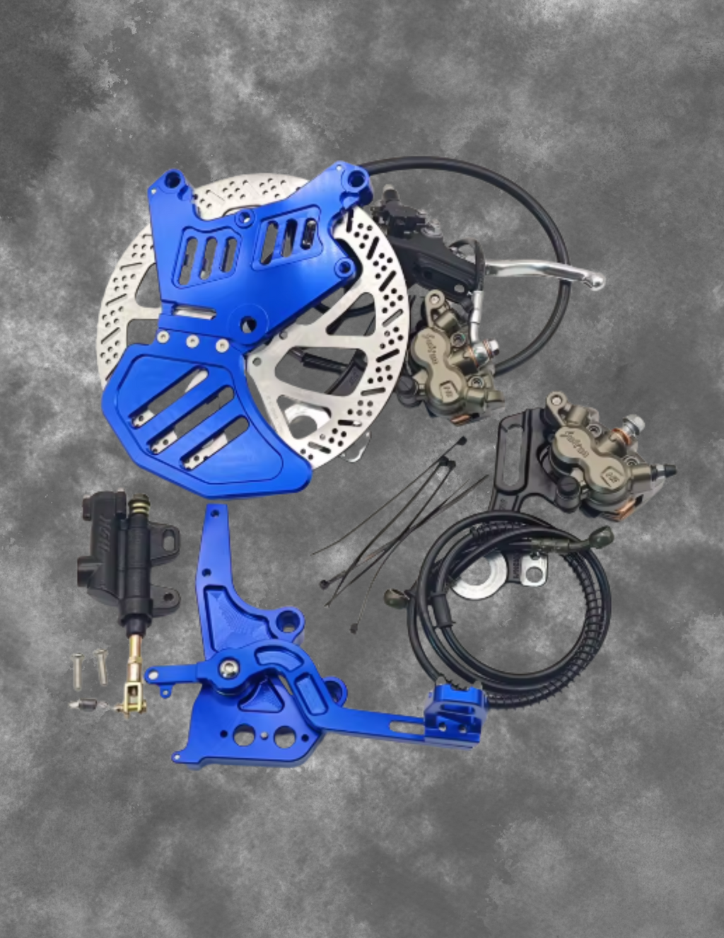 Ultra Bee Original 240mm Dual-Caliper Bracket Foot Brake Kit Rear Disc Brake Protection for Talaria XXX