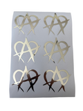 Unmanageable Stickers (CHROME)