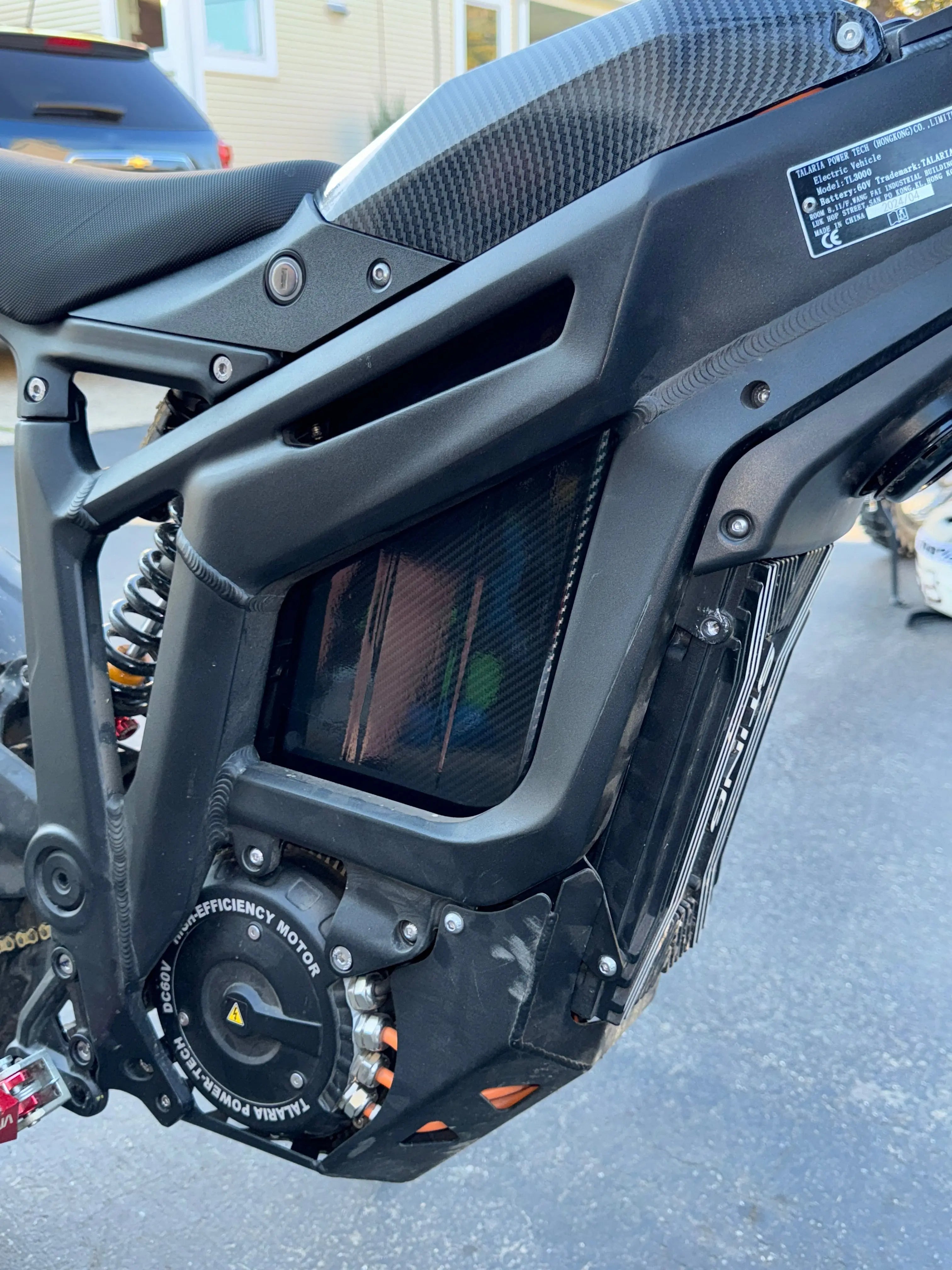 E-Bike Carbon Fiber Battery Wrap