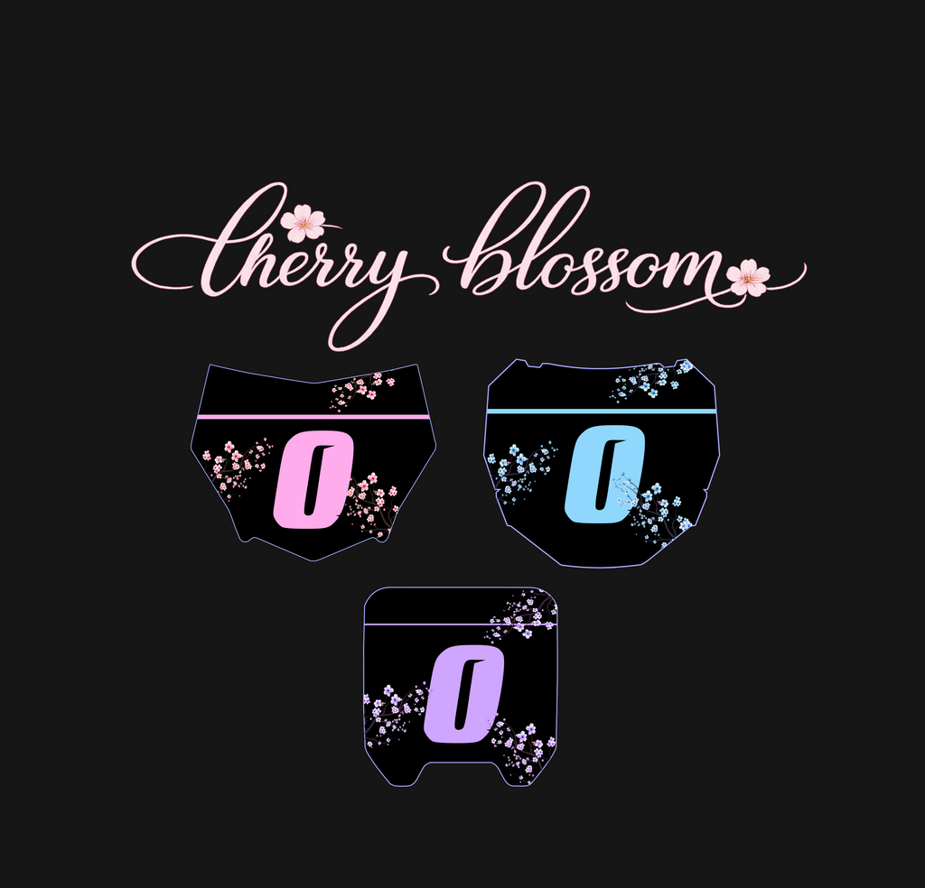 Cherry Blossom Plate Decal (COLLECTIVE)