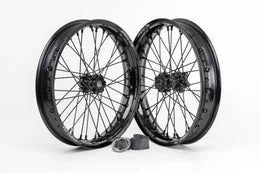 Warp 9 CUSTOMIZABLE "Supermoto" Wheel Set