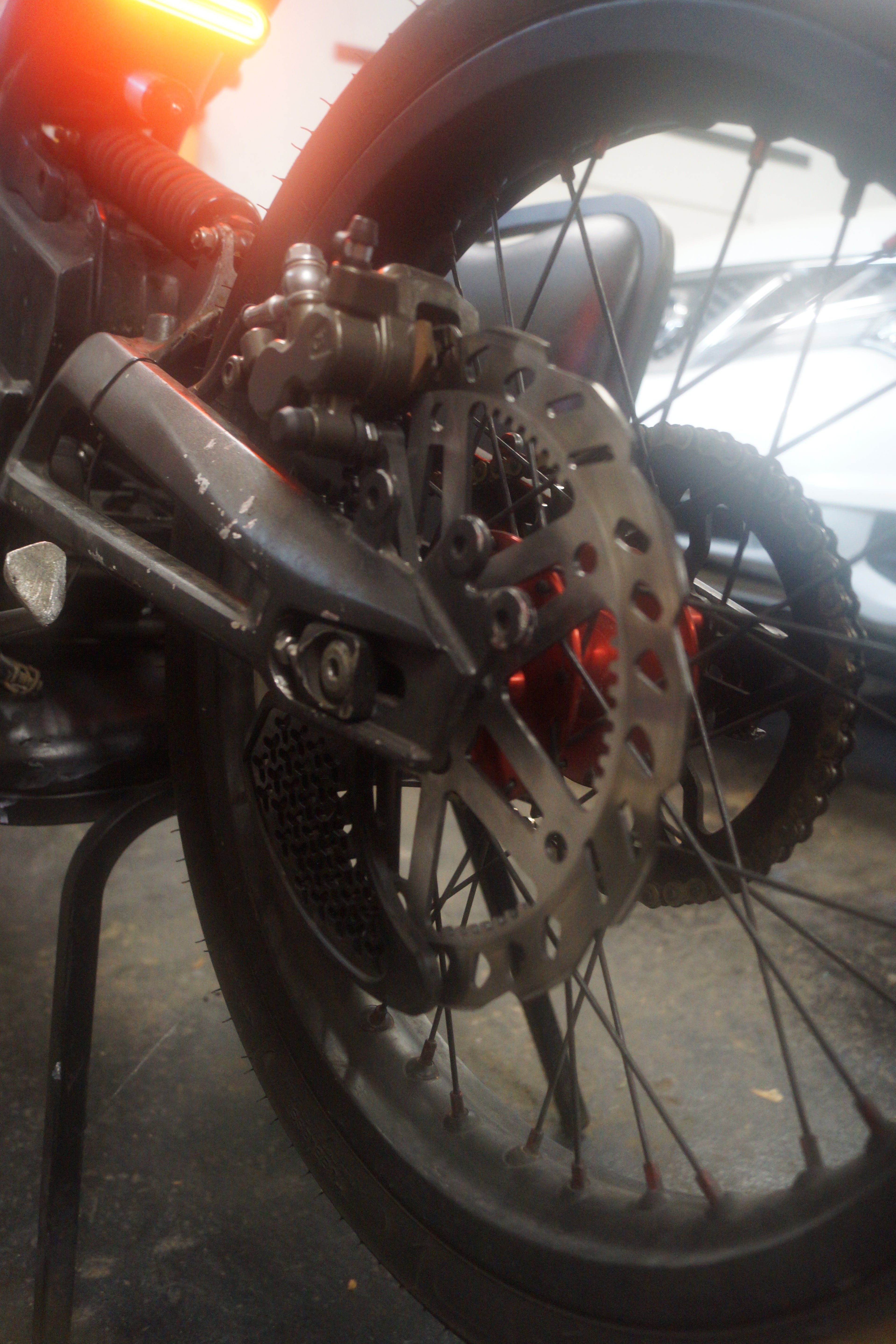 Ultra Bee rear Brake Conversion Kit for Talaria XXX (3X) & Sur-Ron Light Bee branded/unbranded