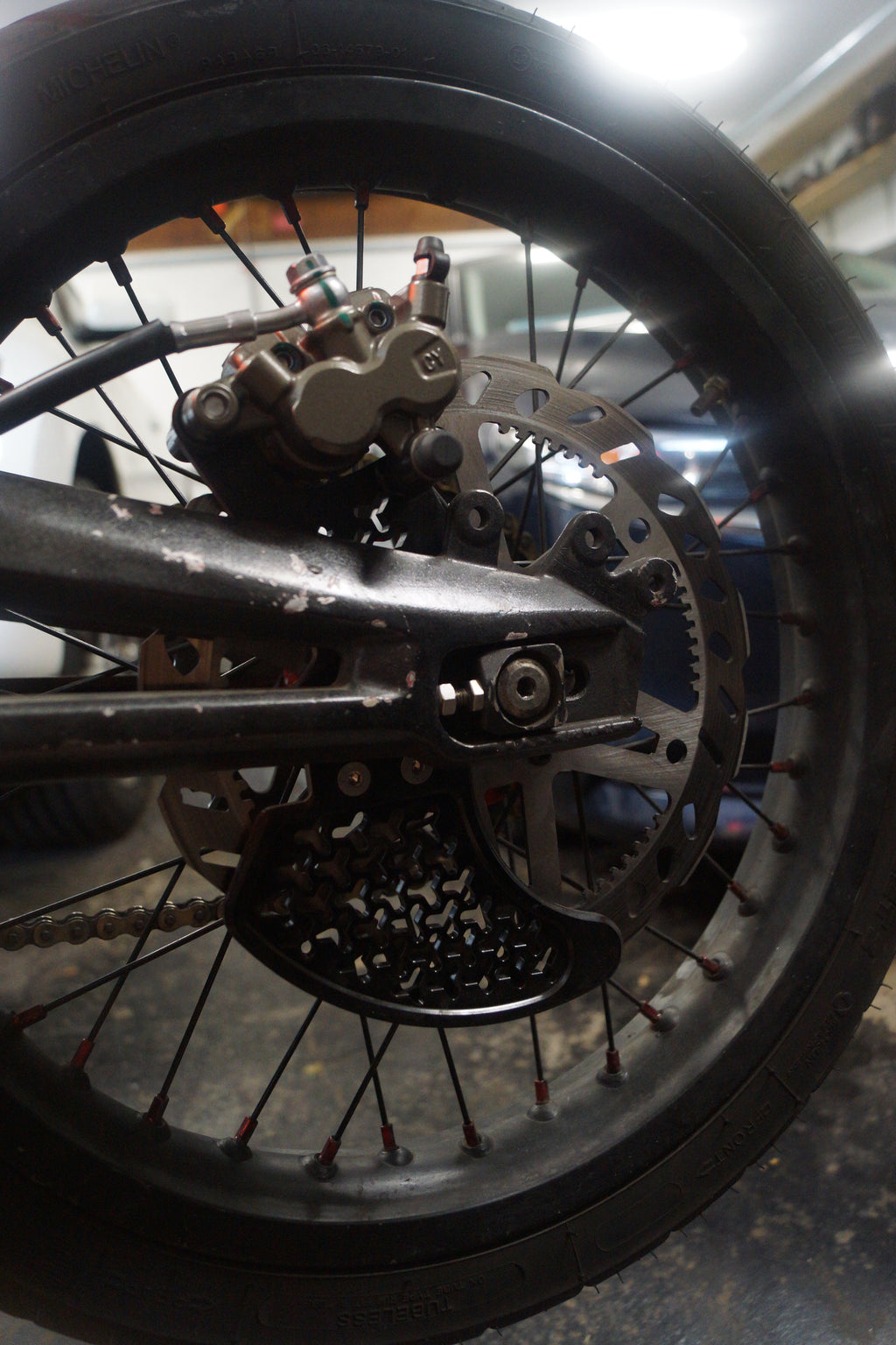 Ultra Bee rear Brake Conversion Kit for Talaria XXX (3X) & Sur-Ron Light Bee branded/unbranded