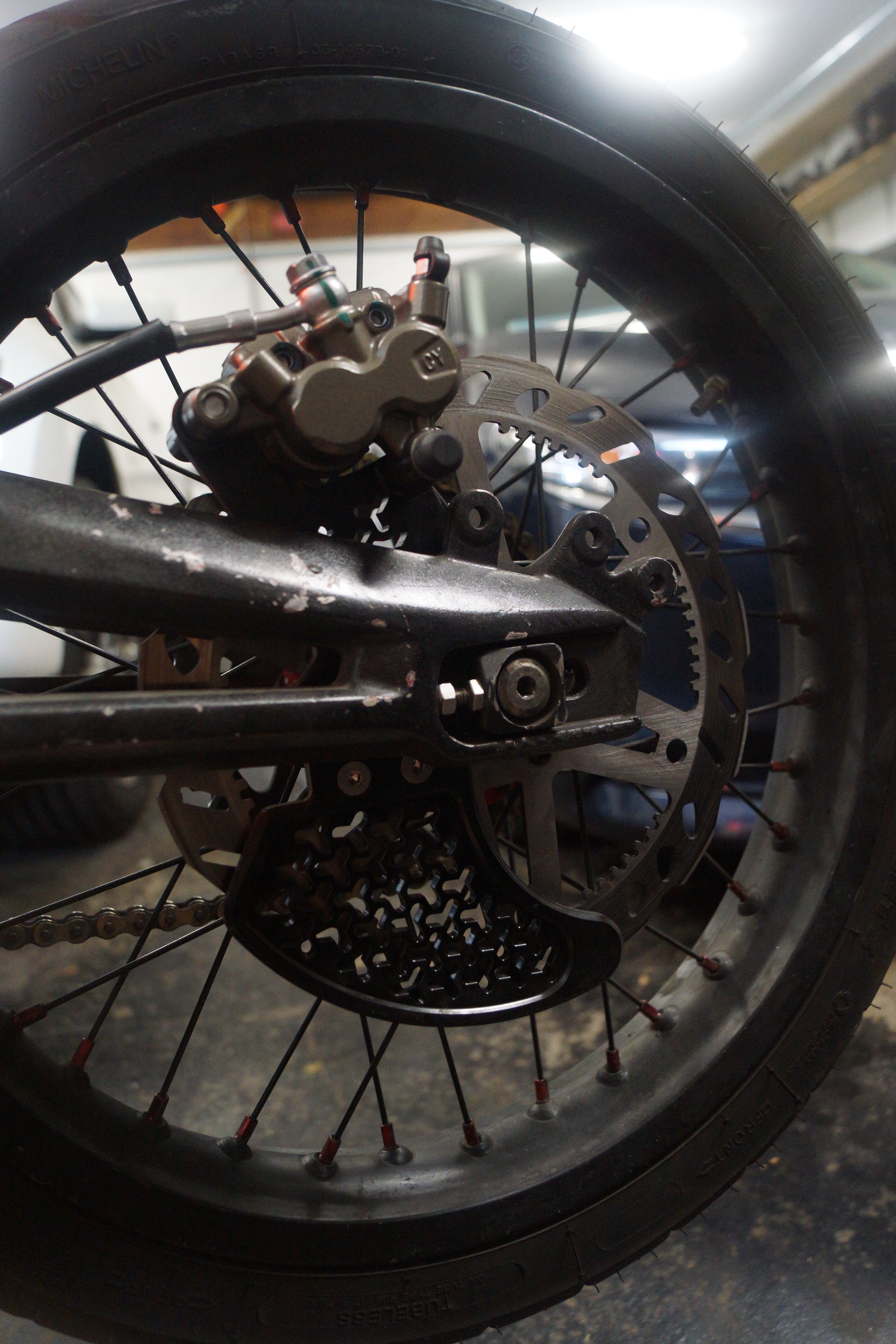 Ultra Bee rear Brake Conversion Kit for Talaria XXX (3X) & Sur-Ron Light Bee branded/unbranded