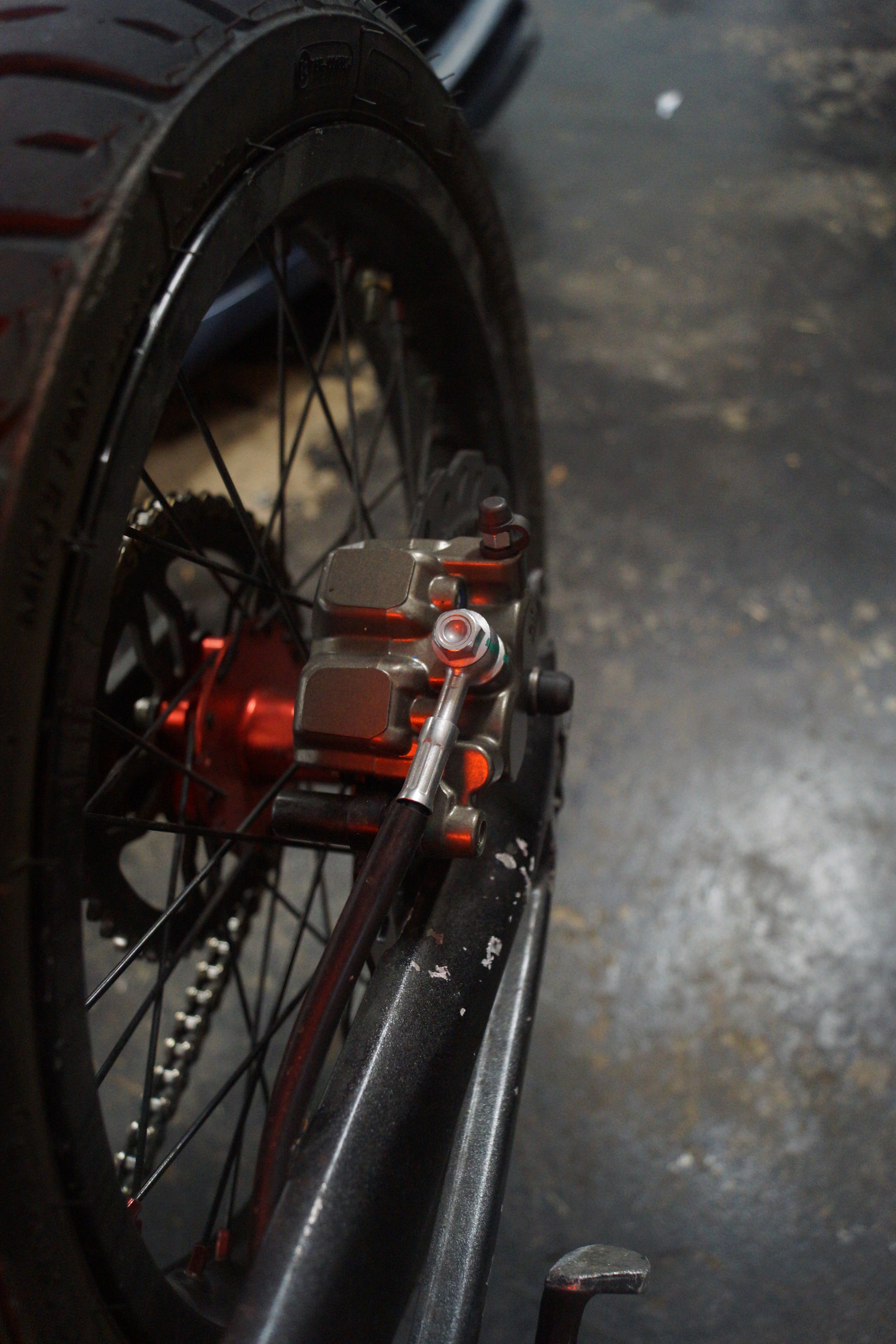 Ultra Bee rear Brake Conversion Kit for Talaria XXX (3X) & Sur-Ron Light Bee branded/unbranded