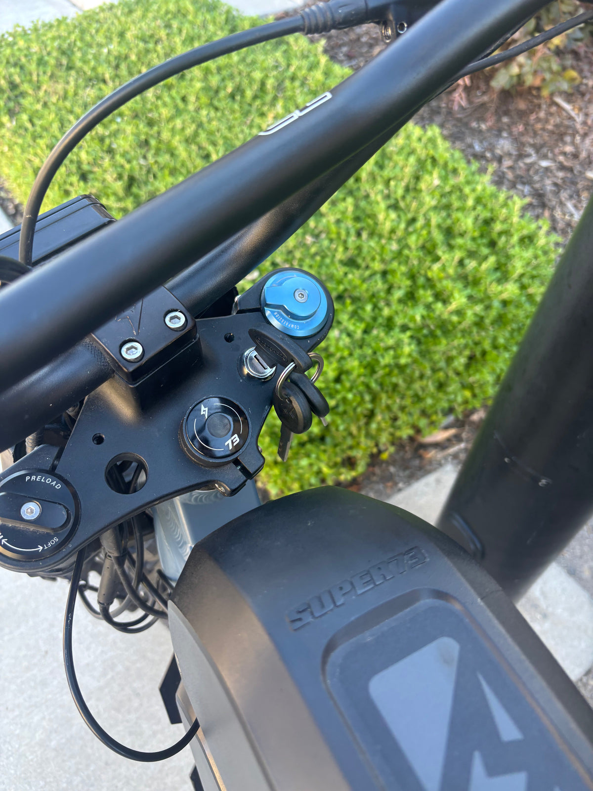 Super 73 key ignition