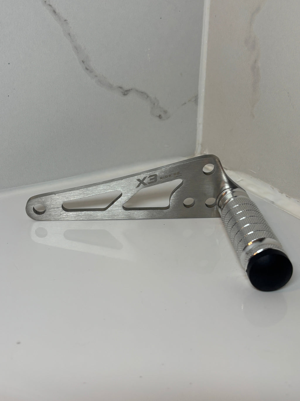 Talaria XXX Foot Lock Bracket Kit | With Chrome CNC Metal Foot Lock for XXX & XXX Pro