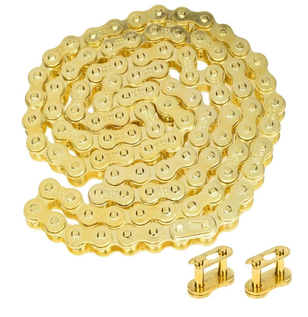 Tuttio Soleil 01 & Yozma Gold Chain Upgrade – Heavy Duty 420 E-Bike Chain (116 Links)