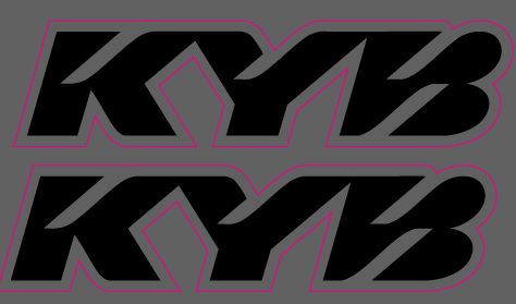KYB fork decals