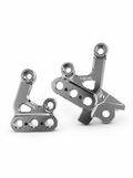 Chrome Silver Foot Peg Brackets for Sur-Ron Light Bee X & E-Ride Pro – Heavy Duty Upgrade