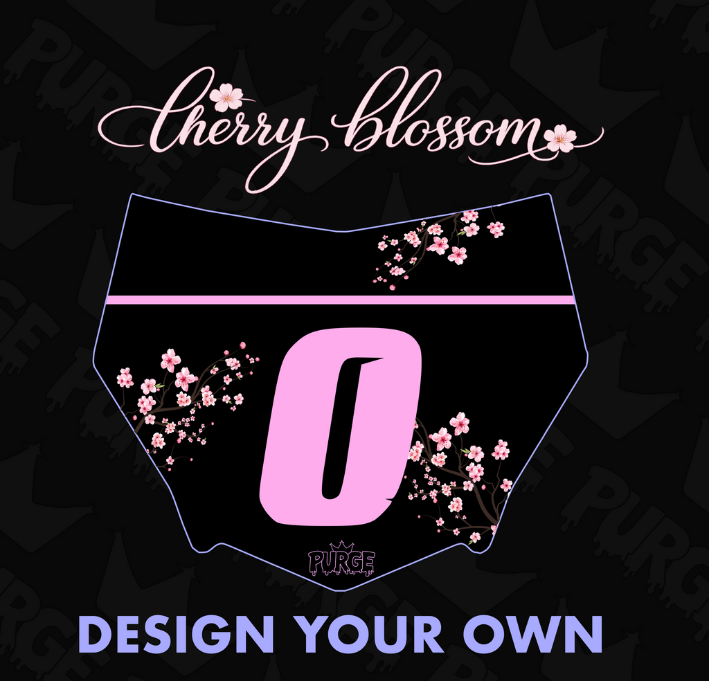 Cherry Blossom Plate Decal (COLLECTIVE)