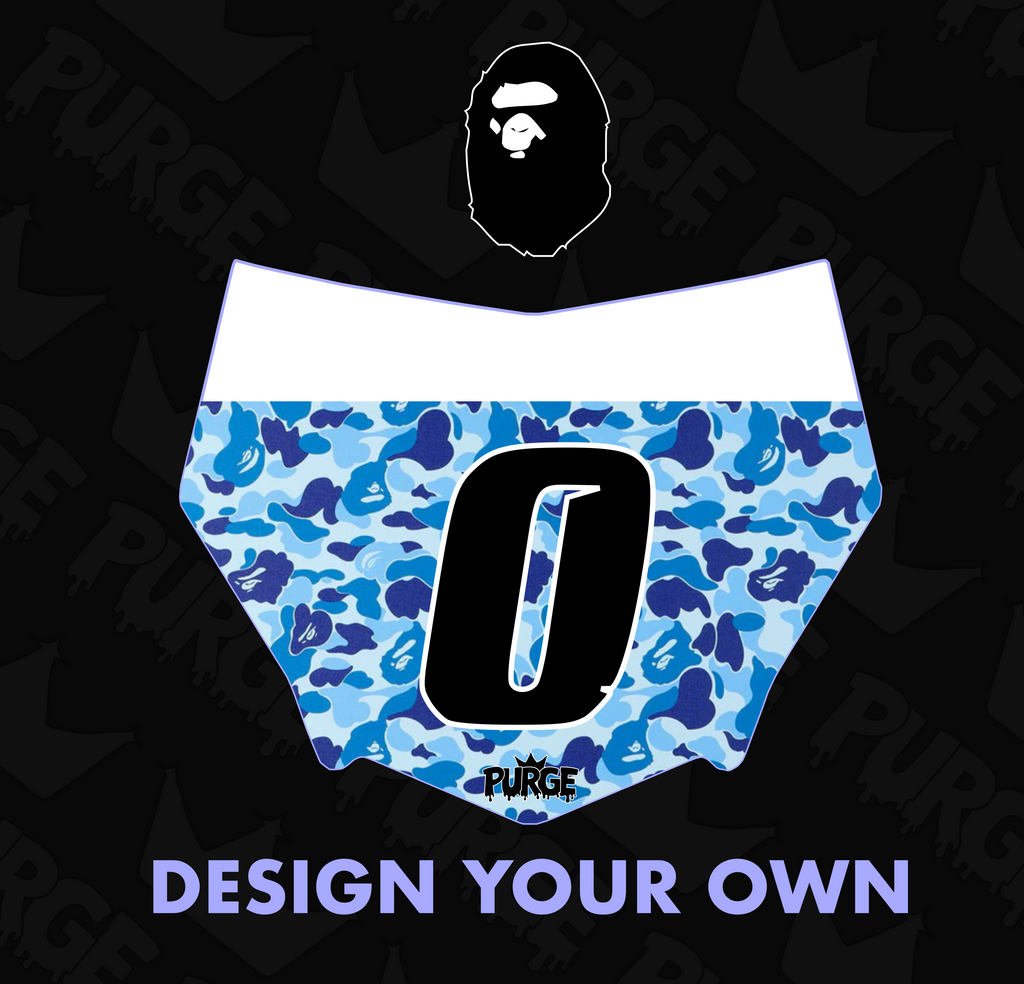 Bape Number Plate Decal (COLLECTIVE)